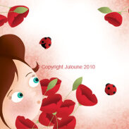 Mimi et les coccinelles